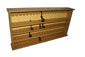 Portapipe rastrelliera 80 posti in legno colore pino